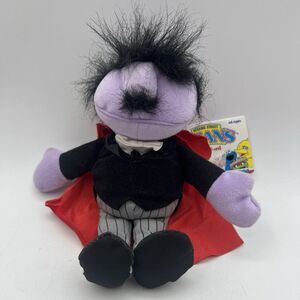 Vintage The Amazing Mumford 1997 Sesame Street Beans Tyco Mini Plush 8"